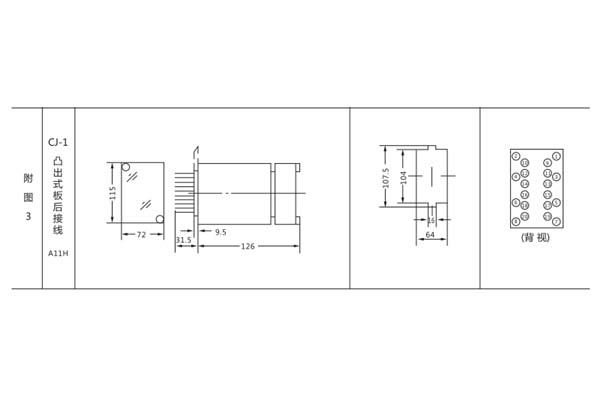 ZJC-2開(kāi)孔尺寸圖 ZJC-2開(kāi)孔尺寸圖